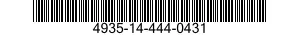 4935-14-444-0431 ADAPTER,TEST 4935144440431 144440431