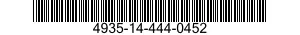 4935-14-444-0452 ADAPTER,TEST 4935144440452 144440452