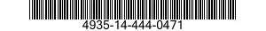 4935-14-444-0471 ADAPTER,TEST 4935144440471 144440471