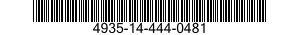 4935-14-444-0481 ADAPTER,TEST 4935144440481 144440481