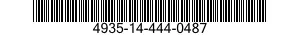 4935-14-444-0487 ADAPTER,TEST 4935144440487 144440487
