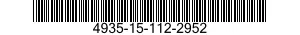 4935-15-112-2952 TEST SET,ELECTRONIC CIRCUIT PLUG-IN UNIT 4935151122952 151122952