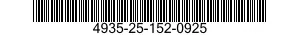 4935-25-152-0925 PLUG-IN UNIT,ELECTRICAL-ELECTRONIC TEST EQUIPMENT 4935251520925 251520925