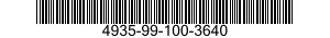 4935-99-100-3640  4935991003640 991003640