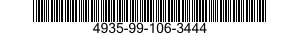 4935-99-106-3444 PANEL,CONNECTOR HYD 4935991063444 991063444