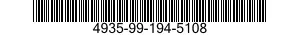 4935-99-194-5108  4935991945108 991945108