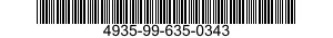 4935-99-635-0343 STRAP ASSEMBLY,WEBB 4935996350343 996350343