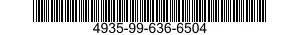 4935-99-636-6504  4935996366504 996366504