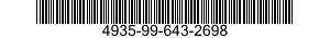 4935-99-643-2698 TAPE,PUNCHED PROGRAM 4935996432698 996432698