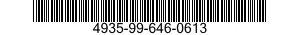 4935-99-646-0613 TAPE,PUNCHED PROGRAM 4935996460613 996460613