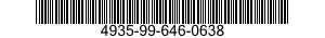 4935-99-646-0638 TAPE,PUNCHED PROGRAM 4935996460638 996460638