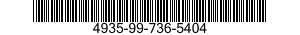 4935-99-736-5404  4935997365404 997365404