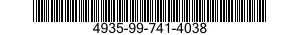 4935-99-741-4038  4935997414038 997414038