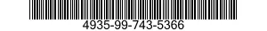 4935-99-743-5366 WIRING HARNESS 4935997435366 997435366