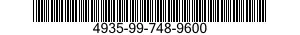 4935-99-748-9600  4935997489600 997489600