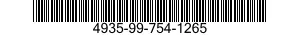 4935-99-754-1265  4935997541265 997541265