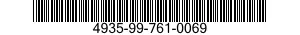 4935-99-761-0069  4935997610069 997610069