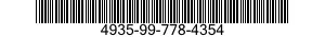 4935-99-778-4354  4935997784354 997784354