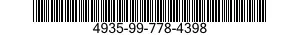 4935-99-778-4398  4935997784398 997784398