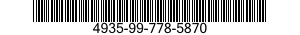 4935-99-778-5870  4935997785870 997785870