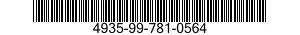 4935-99-781-0564  4935997810564 997810564
