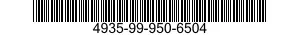 4935-99-950-6504 CLAMP,BRIDGE 4935999506504 999506504