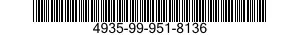 4935-99-951-8136  4935999518136 999518136