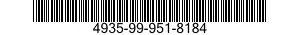 4935-99-951-8184  4935999518184 999518184