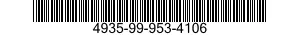 4935-99-953-4106 BEARING,BALL,ANNULAR 4935999534106 999534106