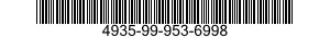 4935-99-953-6998  4935999536998 999536998