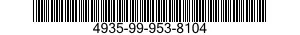 4935-99-953-8104  4935999538104 999538104