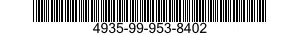 4935-99-953-8402  4935999538402 999538402