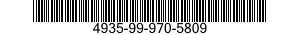 4935-99-970-5809  4935999705809 999705809