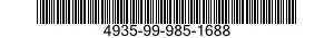 4935-99-985-1688 CABLE ASSEMBLY,ELEC 4935999851688 999851688