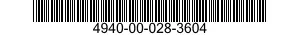 4940-00-028-3604  4940000283604 000283604