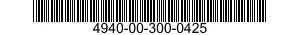 4940-00-300-0425  4940003000425 003000425