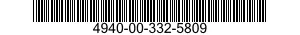 4940-00-332-5809  4940003325809 003325809