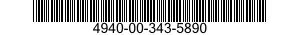 4940-00-343-5890  4940003435890 003435890