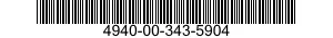 4940-00-343-5904  4940003435904 003435904