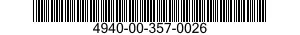 4940-00-357-0026  4940003570026 003570026