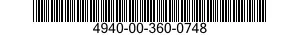 4940-00-360-0748  4940003600748 003600748