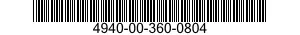 4940-00-360-0804  4940003600804 003600804
