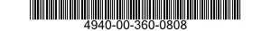 4940-00-360-0808  4940003600808 003600808