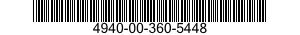 4940-00-360-5448  4940003605448 003605448