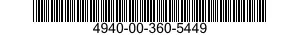 4940-00-360-5449  4940003605449 003605449