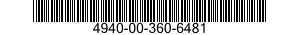 4940-00-360-6481  4940003606481 003606481