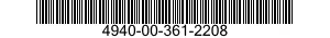 4940-00-361-2208  4940003612208 003612208