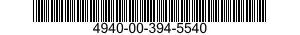 4940-00-394-5540  4940003945540 003945540