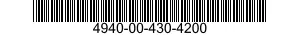 4940-00-430-4200  4940004304200 004304200