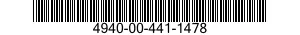 4940-00-441-1478  4940004411478 004411478